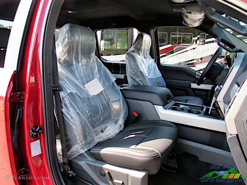 2022 F350 Super Duty Lariat Crew Cab 4x4 - Rapid Red / Black Onyx photo #12