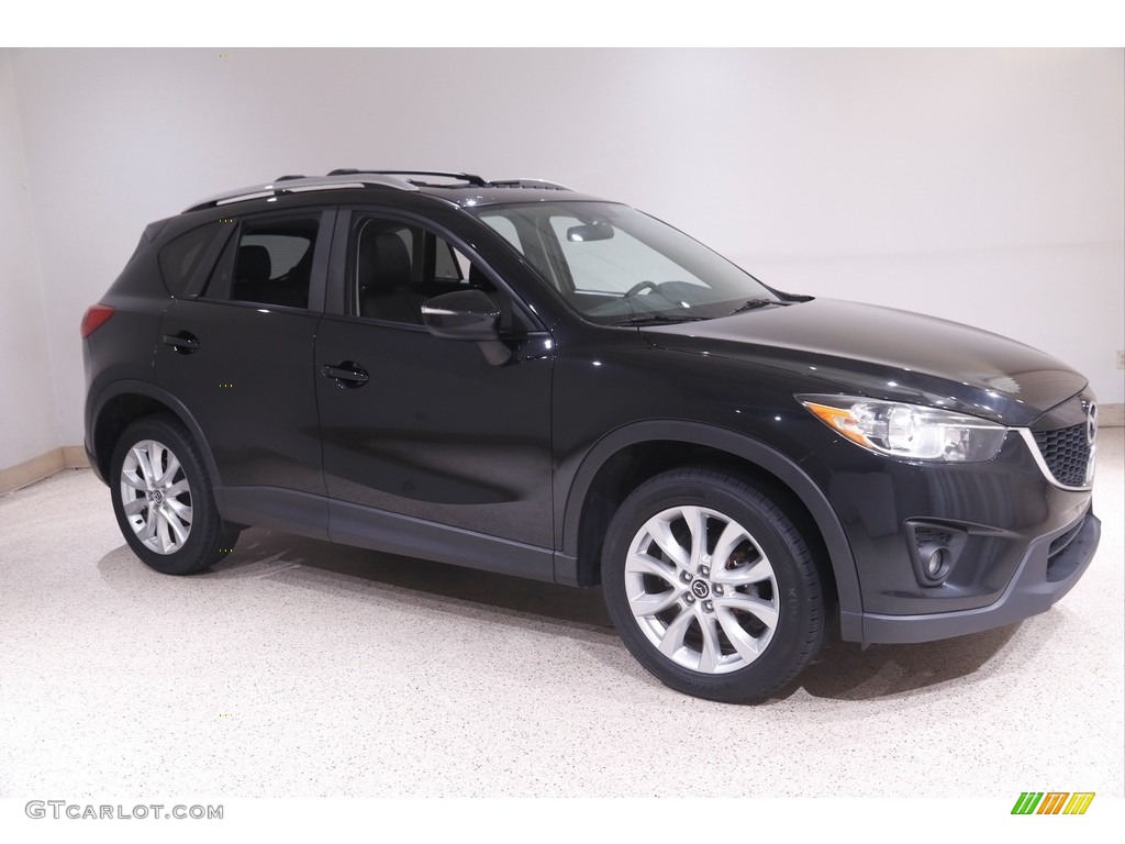 Jet Black Mica 2015 Mazda CX-5 Grand Touring AWD Exterior Photo #144599952