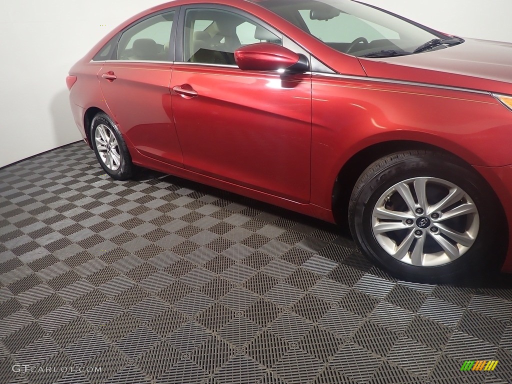 2013 Sonata GLS - Venetian Red Pearl / Camel photo #3