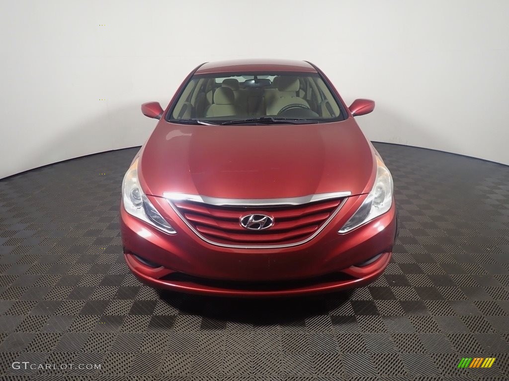 2013 Sonata GLS - Venetian Red Pearl / Camel photo #4