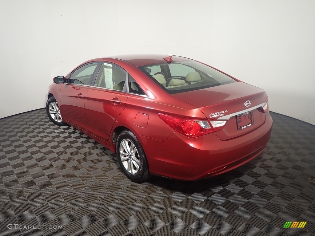2013 Sonata GLS - Venetian Red Pearl / Camel photo #11