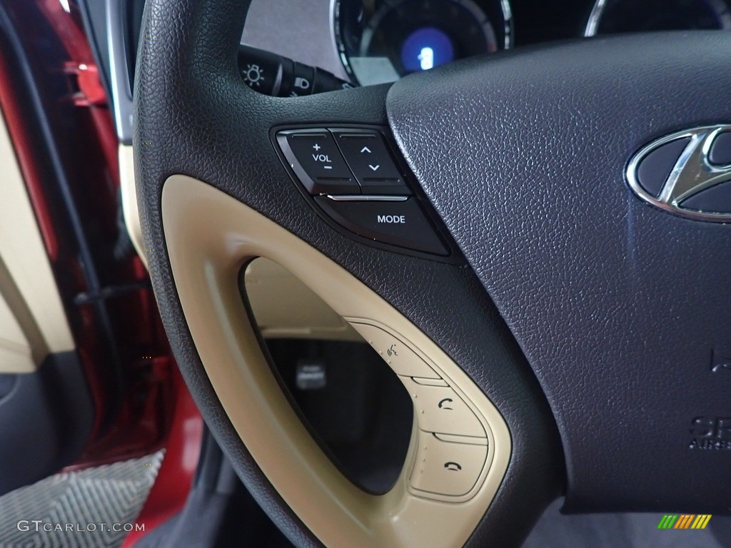 2013 Sonata GLS - Venetian Red Pearl / Camel photo #28