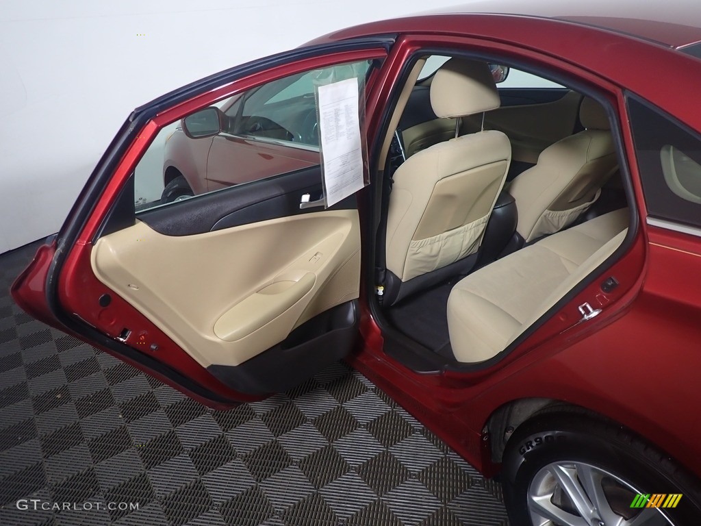2013 Sonata GLS - Venetian Red Pearl / Camel photo #33