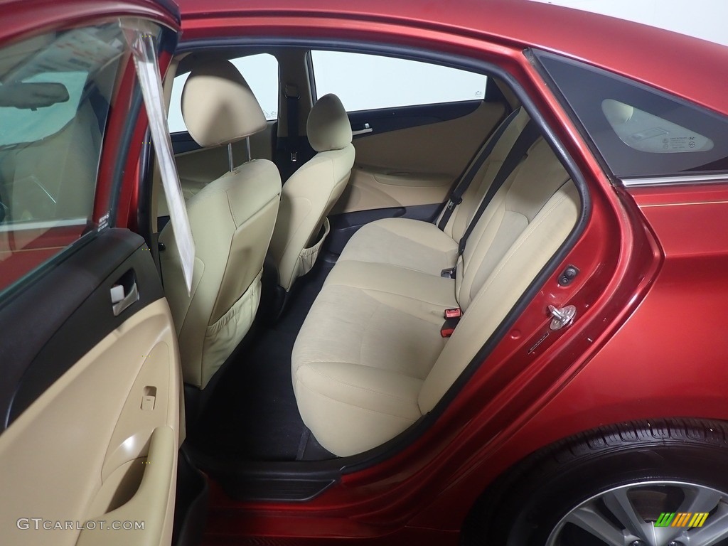 2013 Sonata GLS - Venetian Red Pearl / Camel photo #34