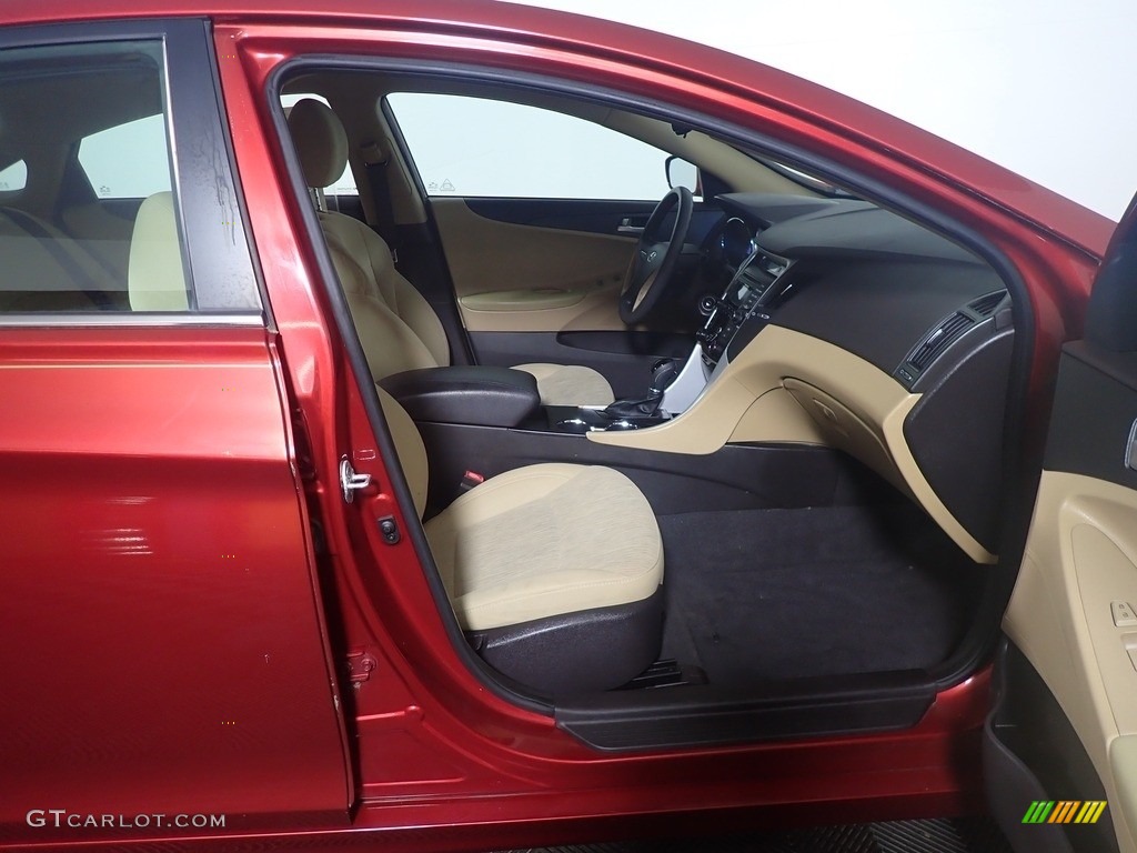 2013 Sonata GLS - Venetian Red Pearl / Camel photo #38