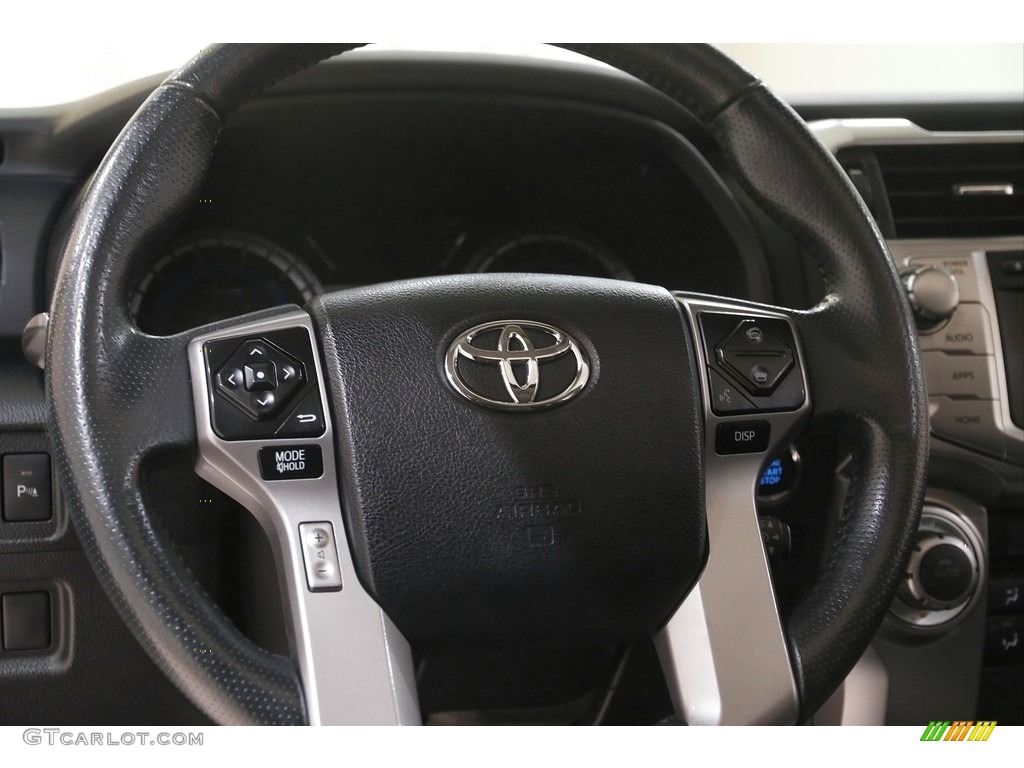 2018 Toyota 4Runner SR5 Black Steering Wheel Photo #144601540