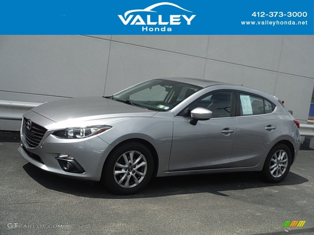 2016 MAZDA3 i Touring 5 Door - Liquid Silver Metallic / Black photo #1