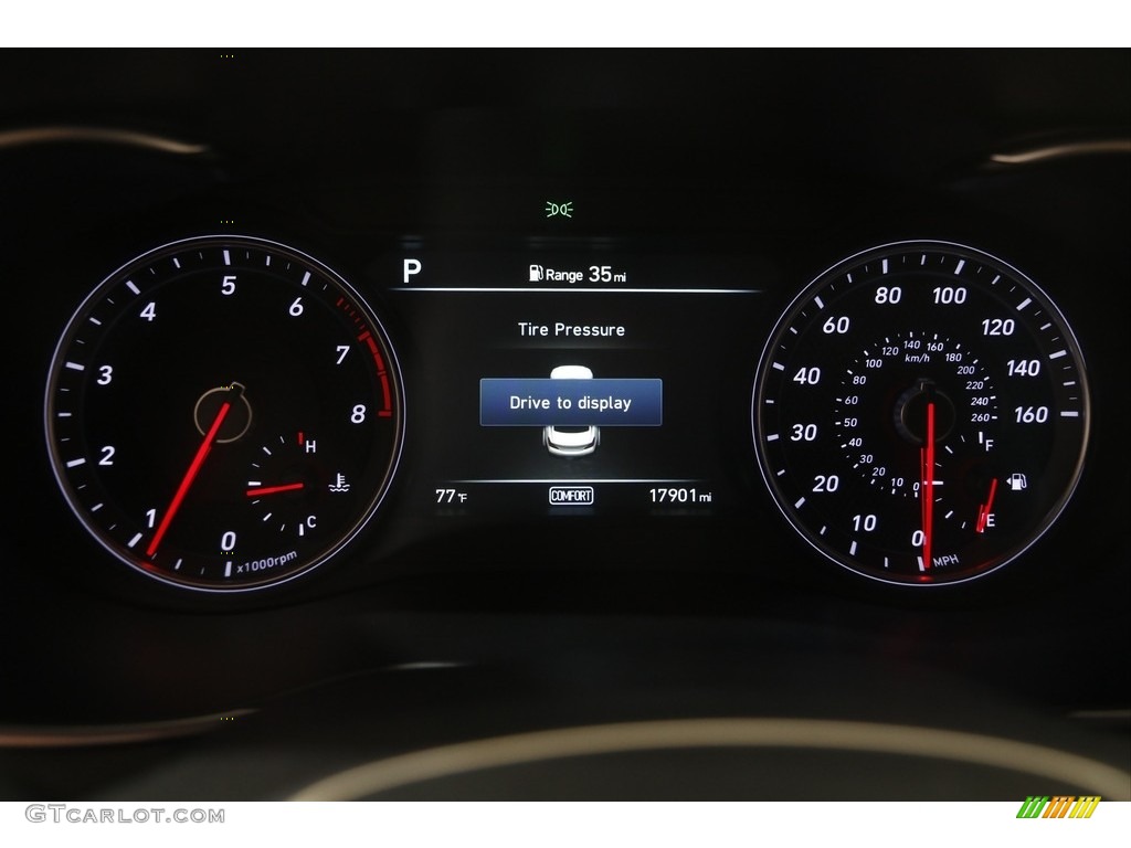 2021 Genesis G70 2.0T AWD Gauges Photo #144601981