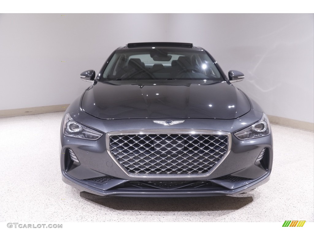 2019 Genesis G70 AWD - Himalayan Gray / Black photo #2