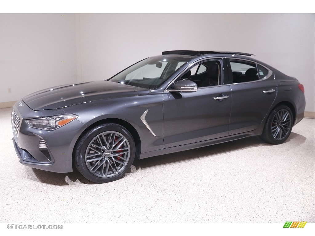 2019 Genesis G70 AWD - Himalayan Gray / Black photo #3