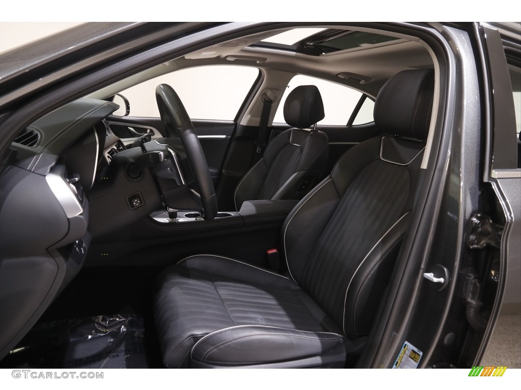 Black Interior 2019 Hyundai Genesis G70 AWD Photo #144602326