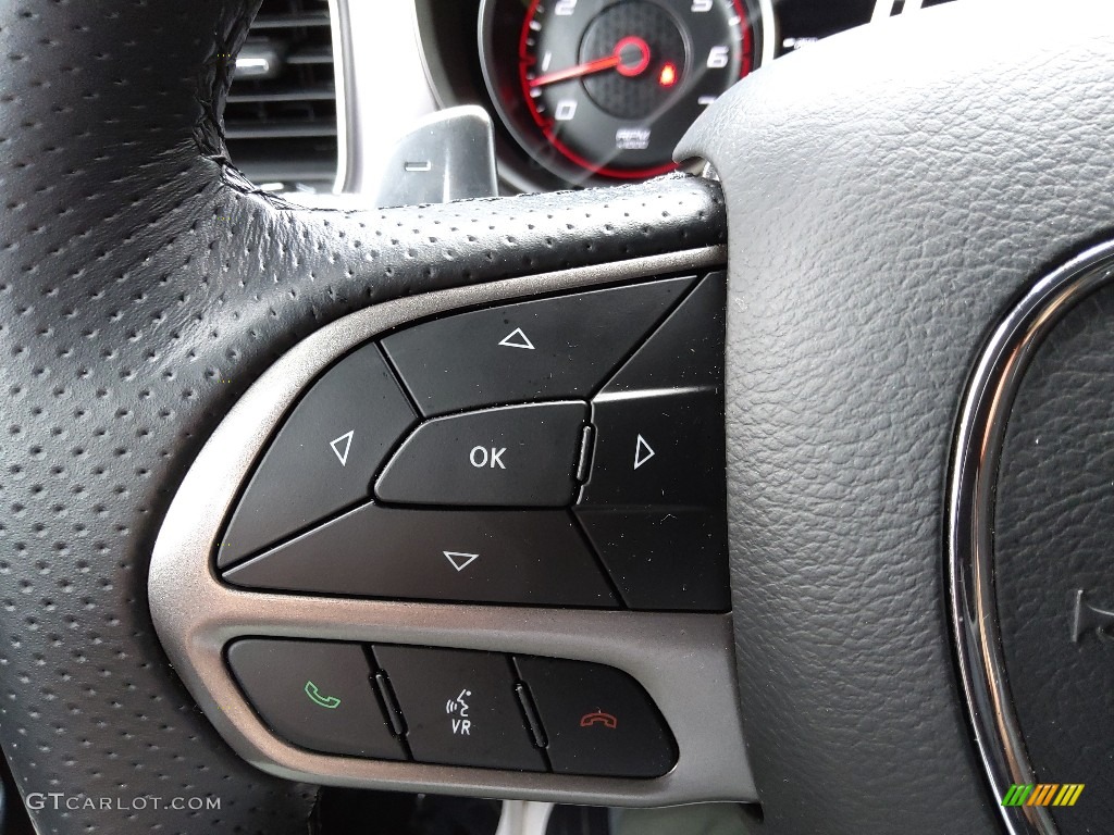2021 Dodge Charger Scat Pack Black Steering Wheel Photo #144602338
