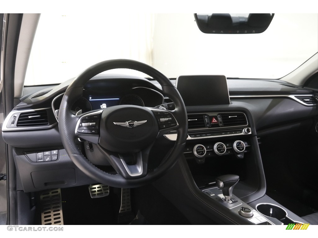2019 Hyundai Genesis G70 AWD Black Dashboard Photo #144602344