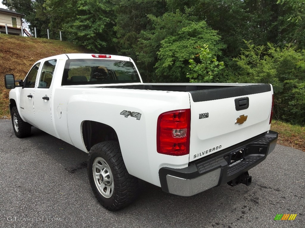 Summit White 2014 Chevrolet Silverado 3500HD WT Crew Cab 4x4 Exterior Photo #144602824