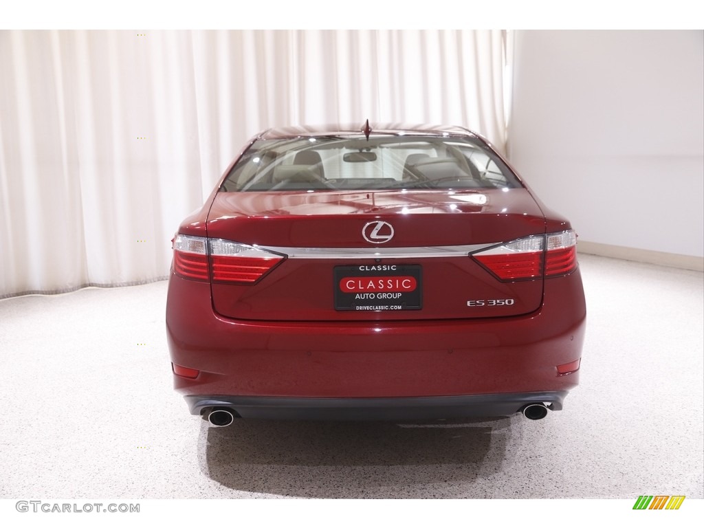 2015 ES 350 Sedan - Matador Red Mica / Parchment photo #21