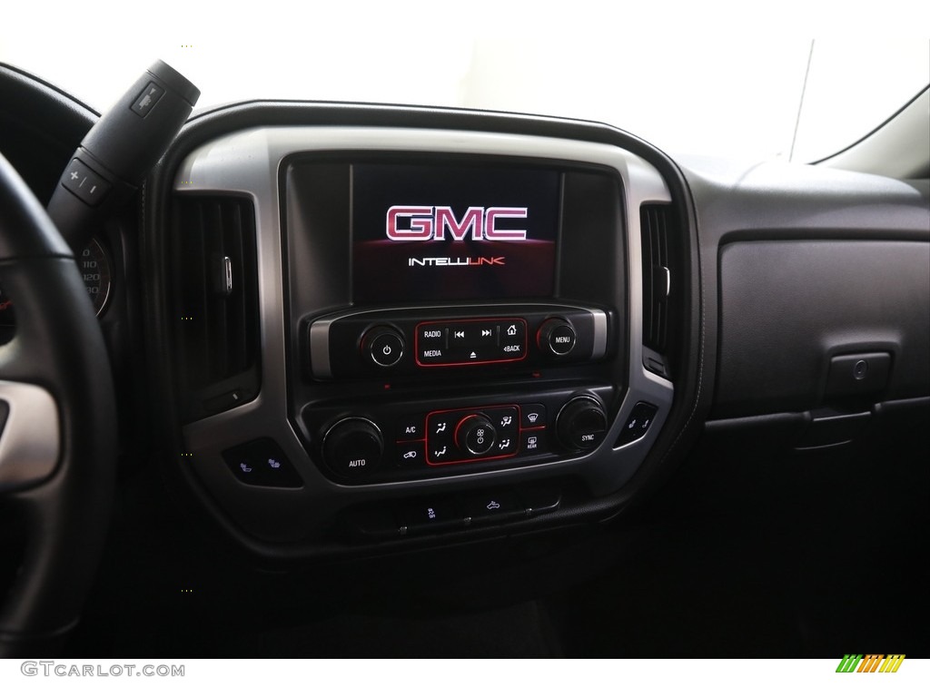 2015 Sierra 1500 SLE Double Cab 4x4 - Quicksilver Metallic / Jet Black photo #10