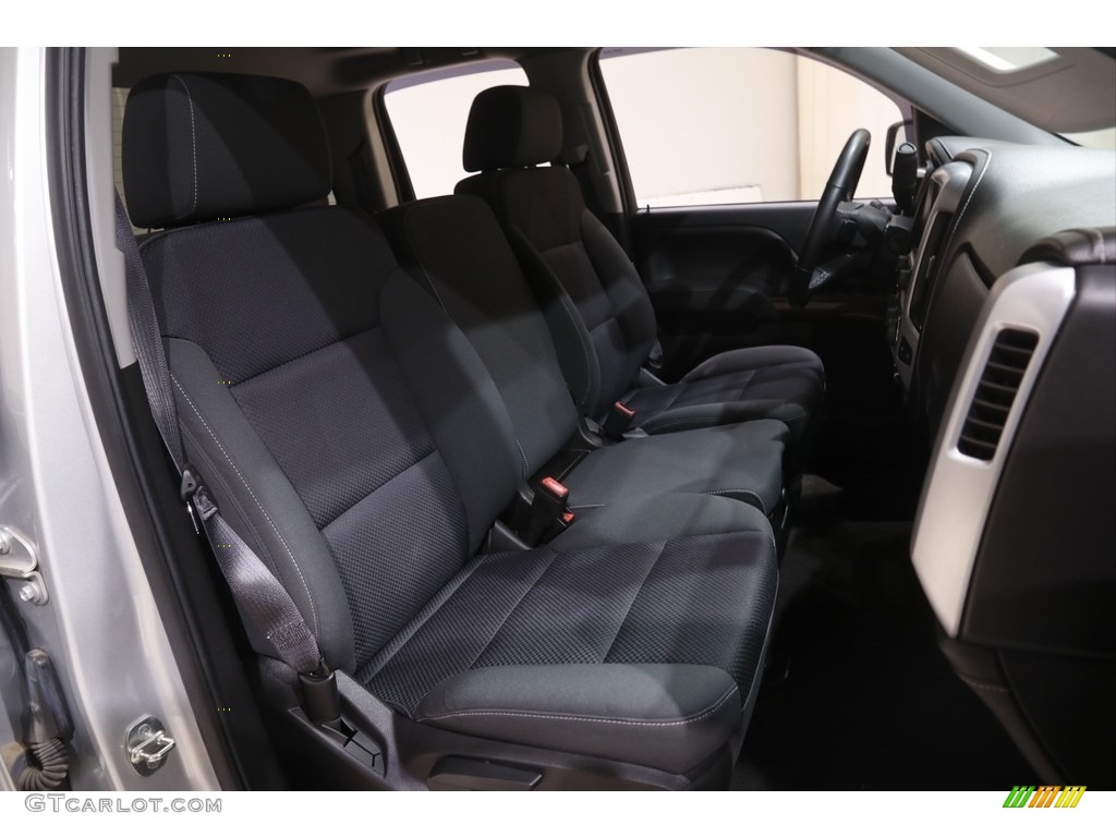 2015 Sierra 1500 SLE Double Cab 4x4 - Quicksilver Metallic / Jet Black photo #16