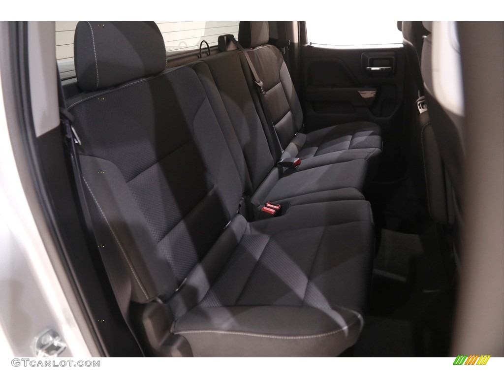 2015 Sierra 1500 SLE Double Cab 4x4 - Quicksilver Metallic / Jet Black photo #17