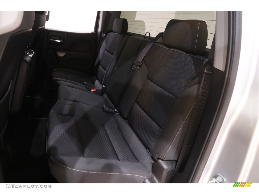2015 Sierra 1500 SLE Double Cab 4x4 - Quicksilver Metallic / Jet Black photo #18