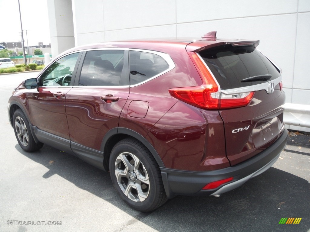 2019 CR-V EX AWD - Basque Red Pearl II / Gray photo #9