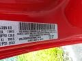 168: Bright Red 2022 Ram ProMaster City Tradesman Cargo Van Color Code