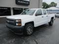 2014 Summit White Chevrolet Silverado 1500 WT Double Cab 4x4  photo #2