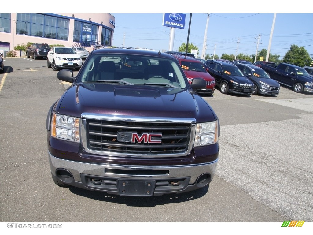 2009 Sierra 1500 SL Extended Cab 4x4 - Dark Crimson Metallic / Dark Titanium photo #2