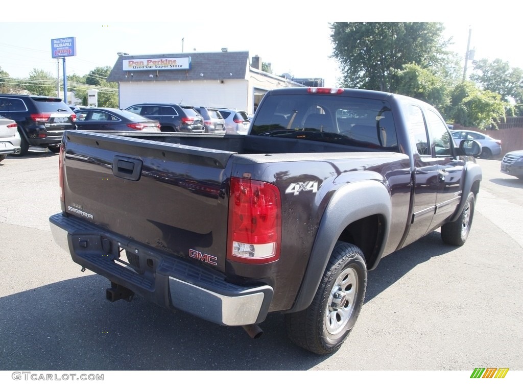 2009 Sierra 1500 SL Extended Cab 4x4 - Dark Crimson Metallic / Dark Titanium photo #5