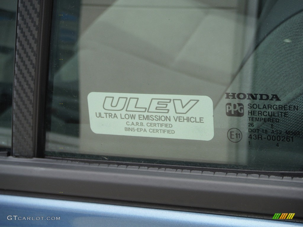 2008 Civic LX Sedan - Atomic Blue Metallic / Gray photo #7