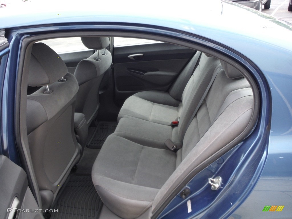 2008 Civic LX Sedan - Atomic Blue Metallic / Gray photo #17