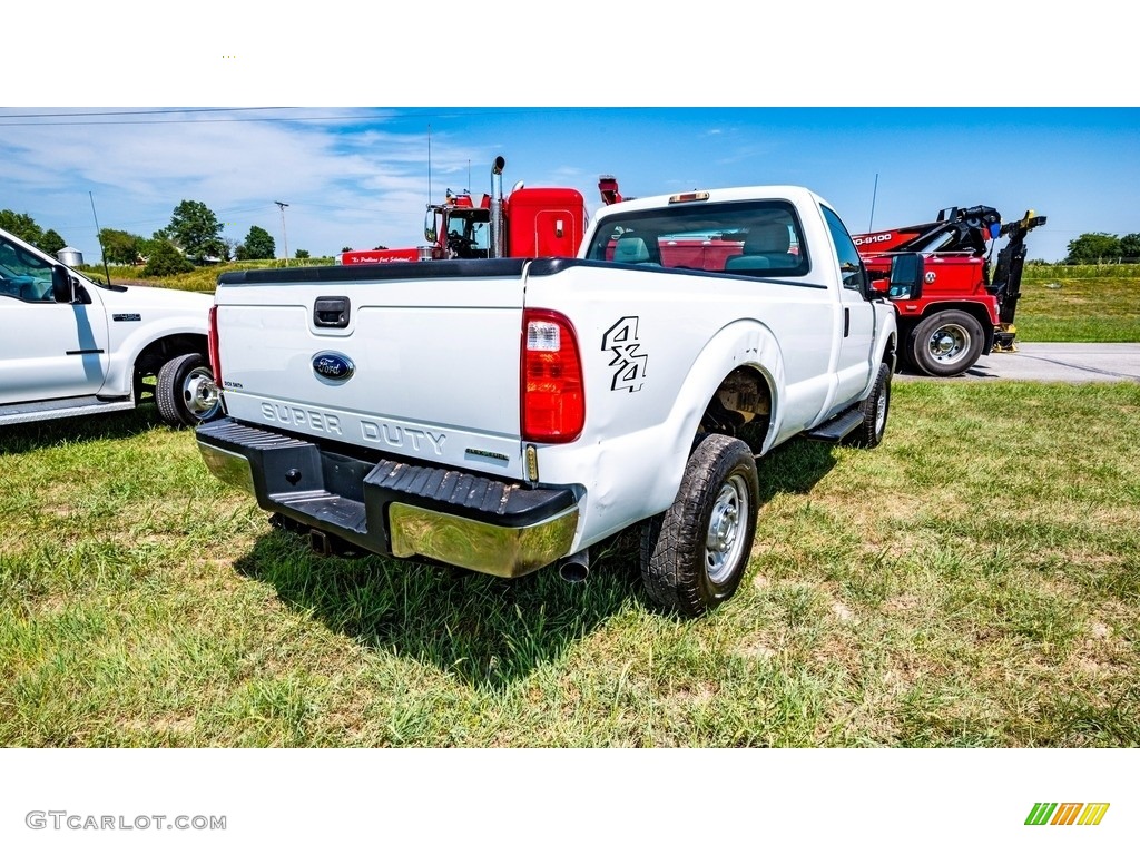 2012 F350 Super Duty XL Regular Cab 4x4 - Oxford White / Steel photo #4