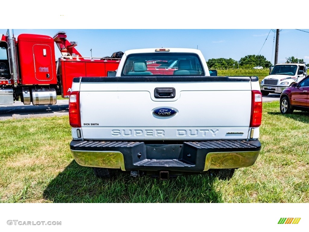 2012 F350 Super Duty XL Regular Cab 4x4 - Oxford White / Steel photo #5