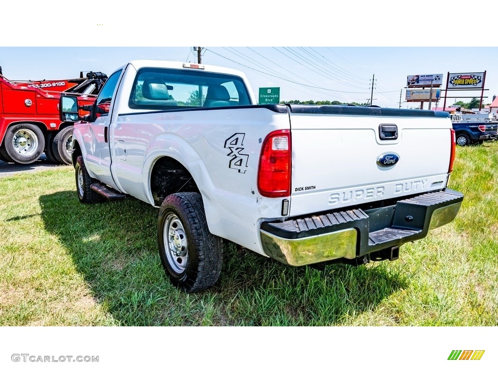 2012 F350 Super Duty XL Regular Cab 4x4 - Oxford White / Steel photo #6