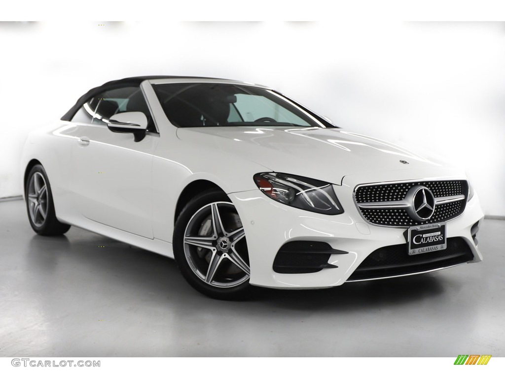 2018 E 400 Convertible - Polar White / Black photo #1