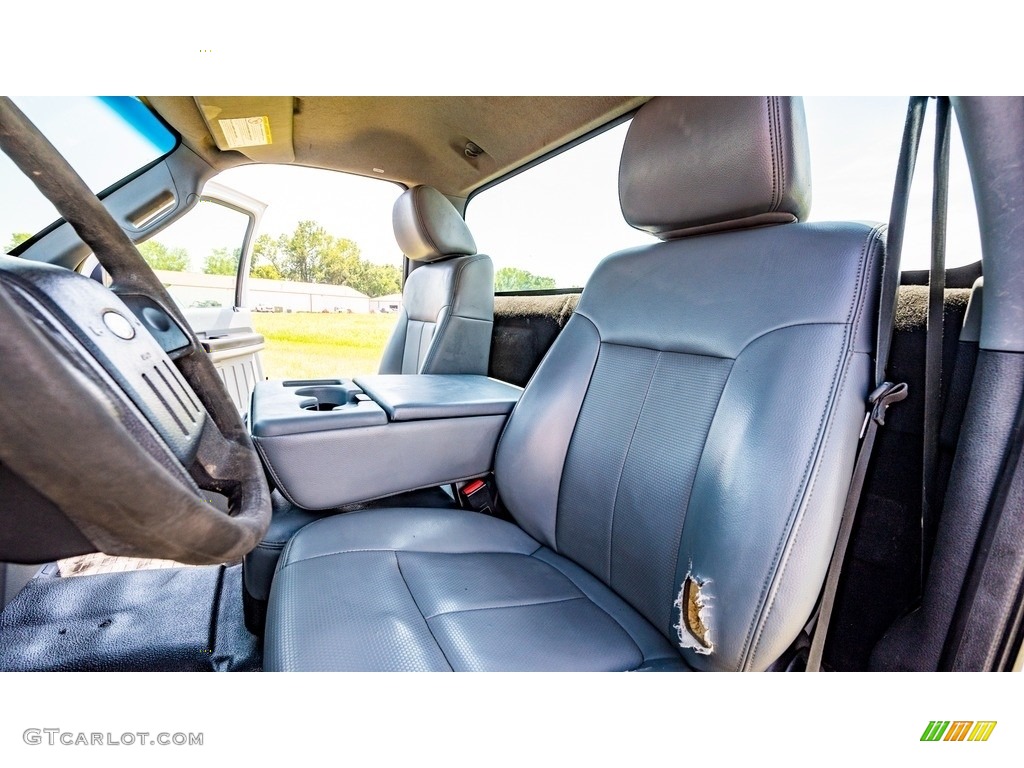 2012 F350 Super Duty XL Regular Cab 4x4 - Oxford White / Steel photo #17