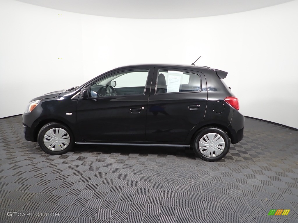 Mystic Black 2018 Mitsubishi Mirage ES Exterior Photo #144609693