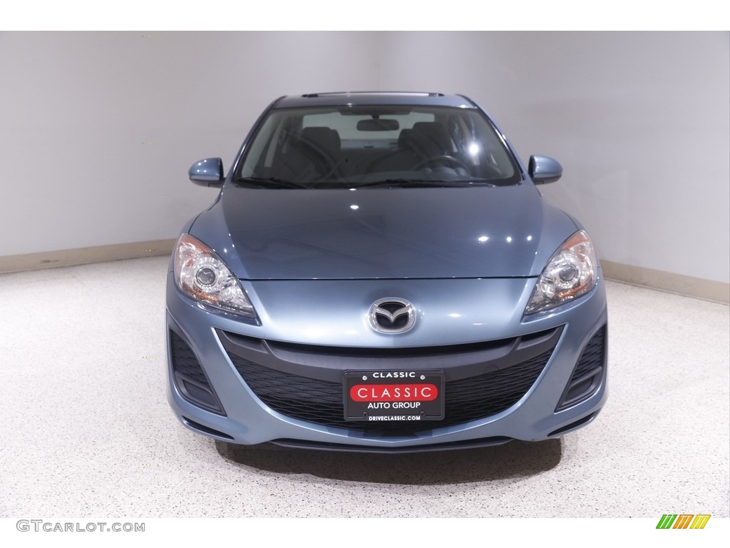 2011 MAZDA3 i Touring 4 Door - Gunmetal Blue Mica / Black photo #2