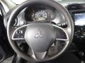 2018 Mitsubishi Mirage Dark Gray Interior Steering Wheel Photo