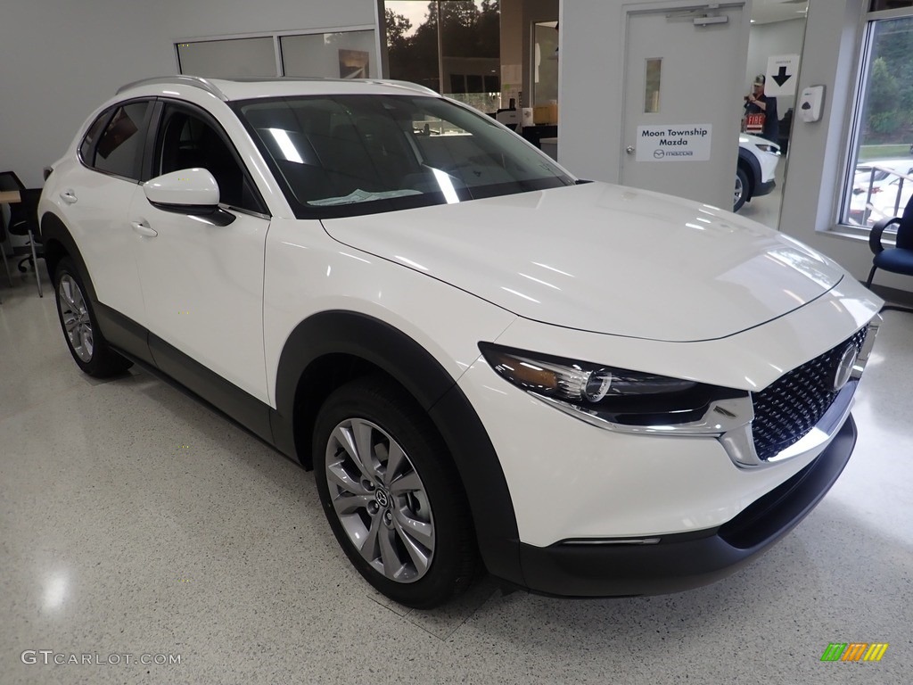 2022 CX-30 S Preferred AWD - Snowflake White Pearl Mica / Black photo #8