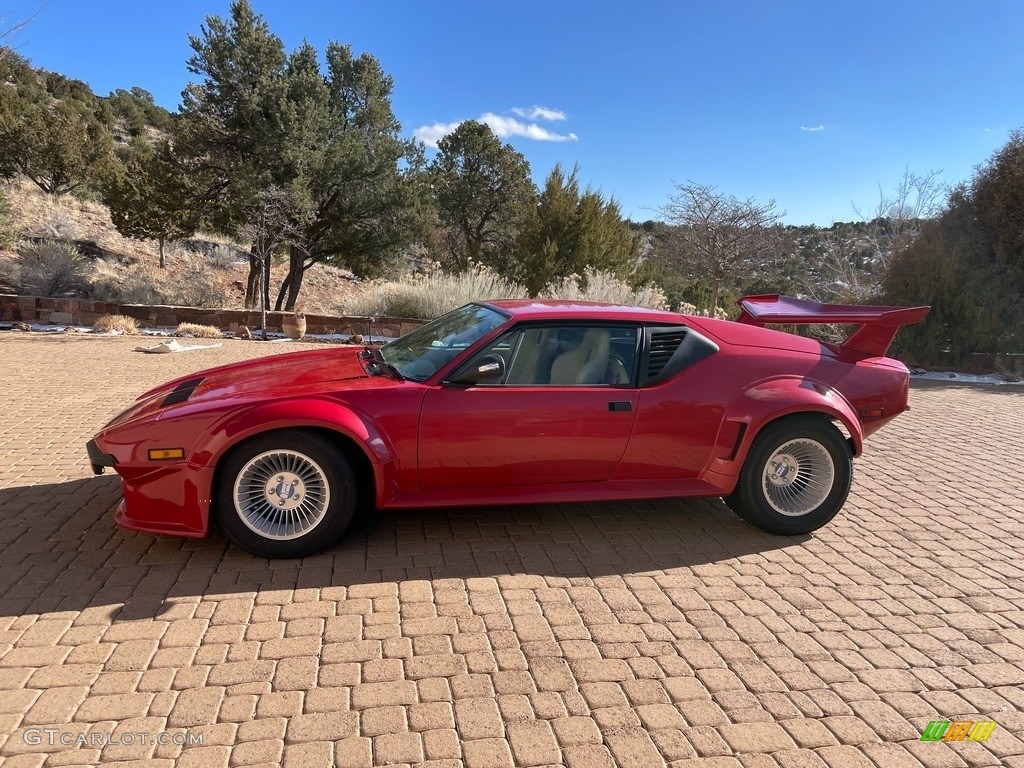 Red Metallic 1972 De Tomaso Pantera Standard Pantera Model Exterior Photo #144610326
