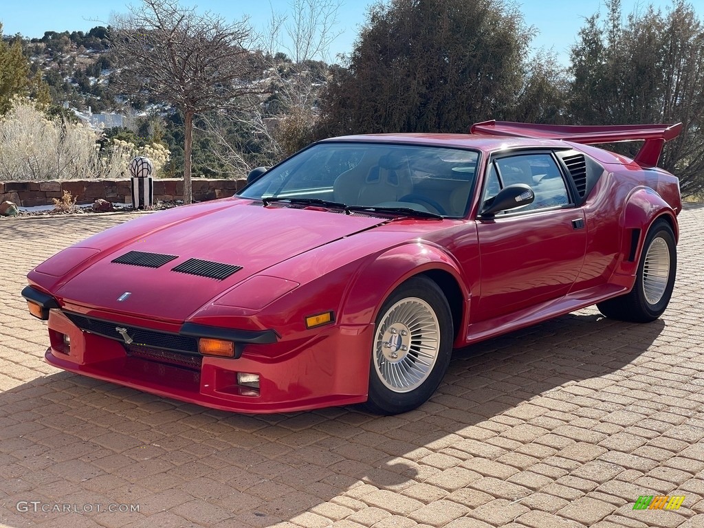 Red Metallic 1972 De Tomaso Pantera Standard Pantera Model Exterior Photo #144610350