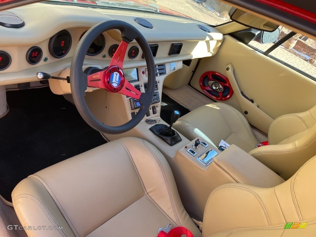 Beige Interior 1972 De Tomaso Pantera Standard Pantera Model Photo #144610374