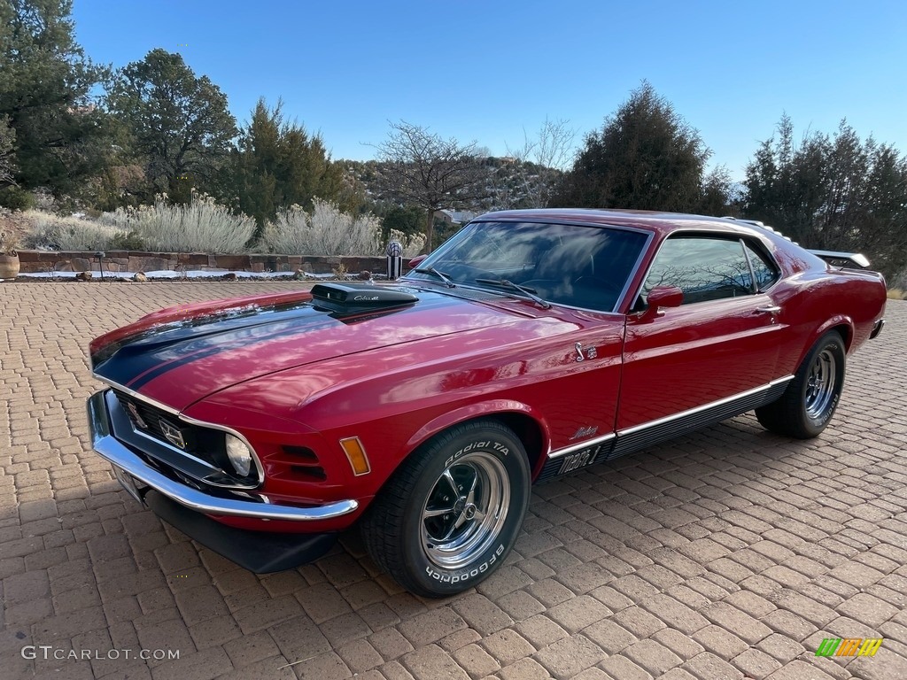 1970 Mustang Mach 1 - Candy Apple Red / Black photo #10