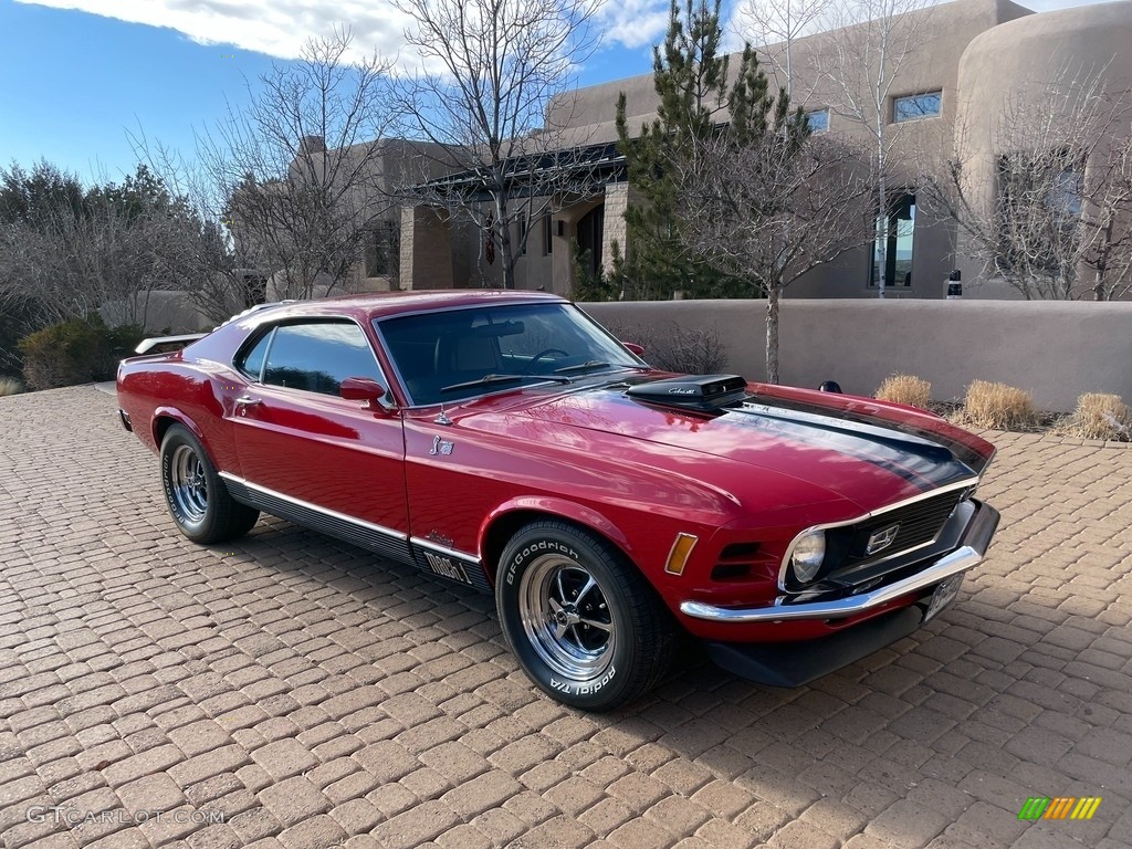 1970 Mustang Mach 1 - Candy Apple Red / Black photo #12