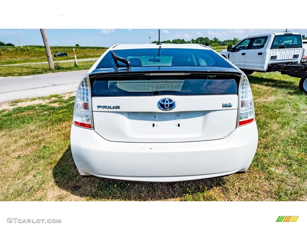 2010 Prius Hybrid II - Blizzard White Pearl / Dark Gray photo #5