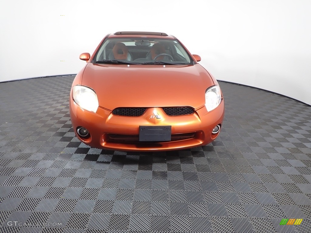 2008 Eclipse SE Coupe - Sunset Orange Pearlescent / Dark Charcoal photo #1