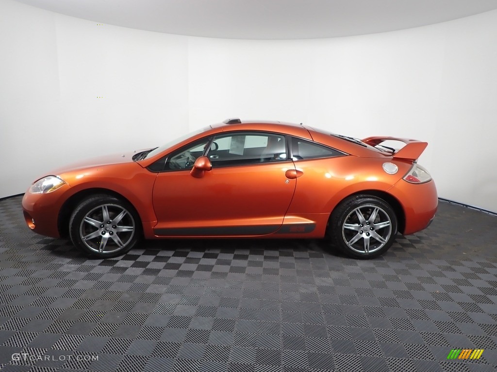 Sunset Orange Pearlescent 2008 Mitsubishi Eclipse SE Coupe Exterior Photo #144611061