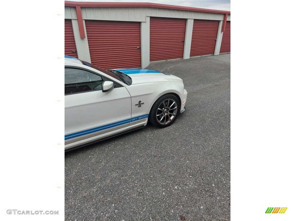 2011 Mustang Shelby GT500 Coupe - Performance White / Charcoal Black/Grabber Blue photo #4