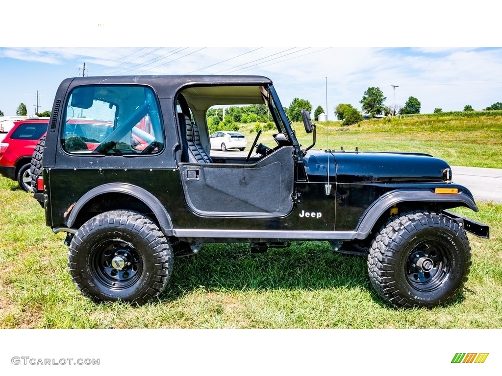 Black 1986 Jeep CJ7 4x4 Exterior Photo #144611391