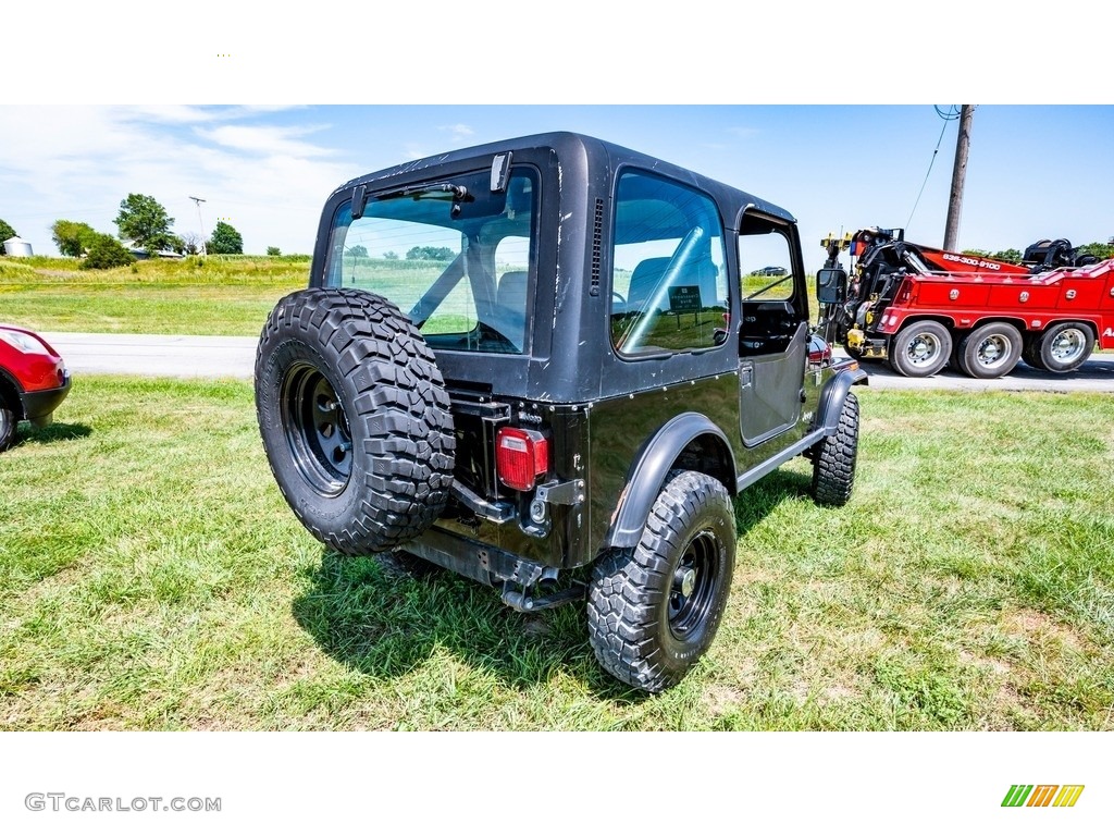 Black 1986 Jeep CJ7 4x4 Exterior Photo #144611406